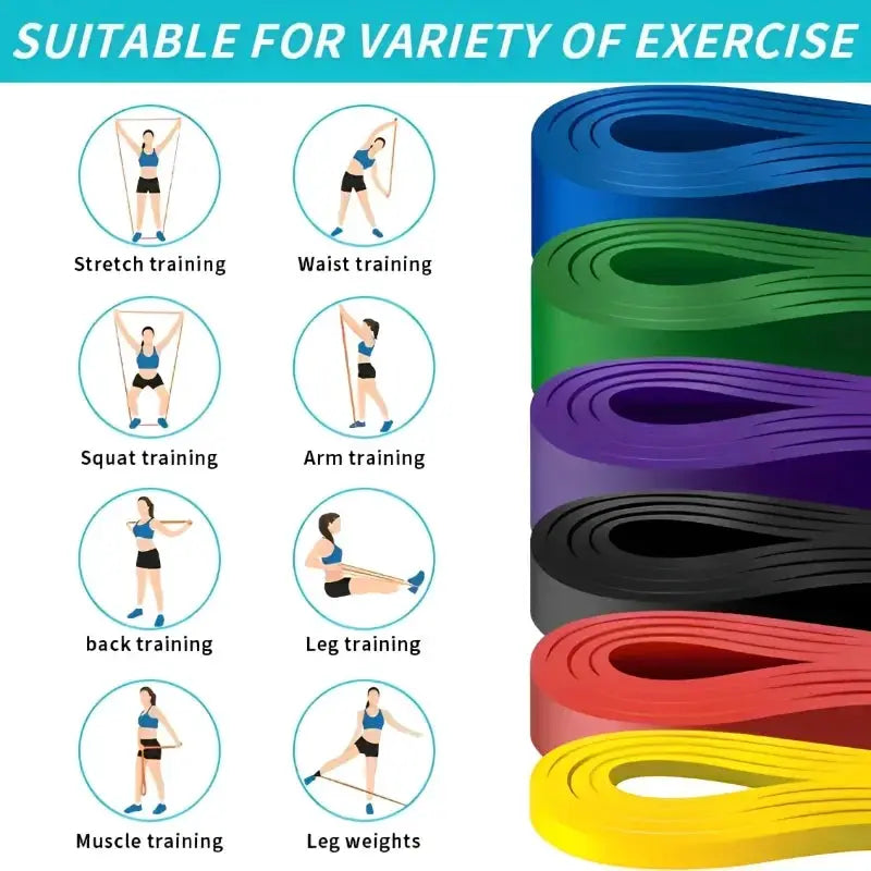 Heavy Duty Latex Resistance Bands For Strength Training