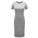 Satin Bandage Dress for Women Chic Shine