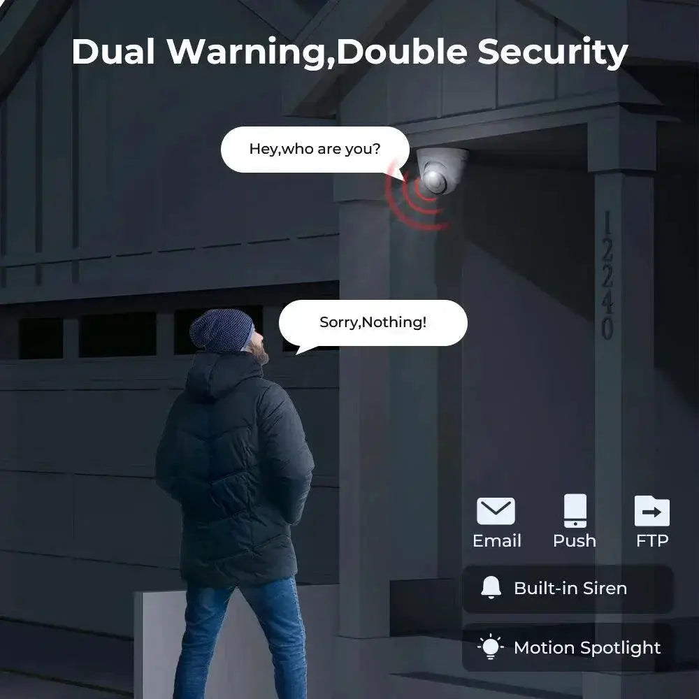 Reolink PoE 4K Security Camera With Smart AI Detection