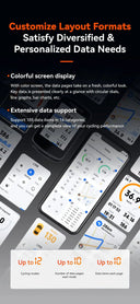 GPS Bike Computer for Cyclists With Maps