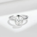 S Sterling Silver Ct Oval