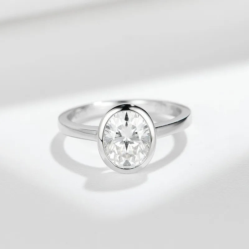 S Sterling Silver Ct Oval
