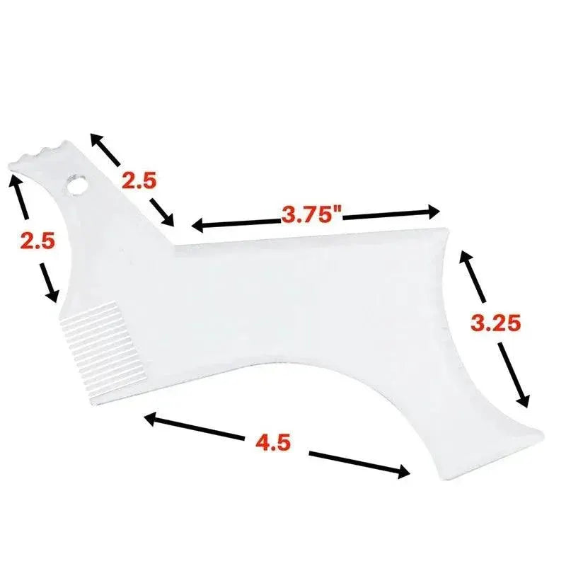 Beard Shaping Template Comb for Men Trim Edge Styling 1Pc