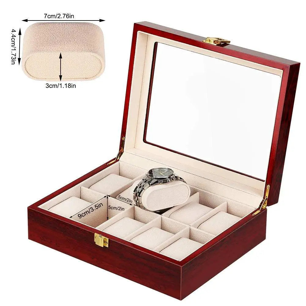 Bamboo Watch Box Luxury Organizer For Stylish Collectors