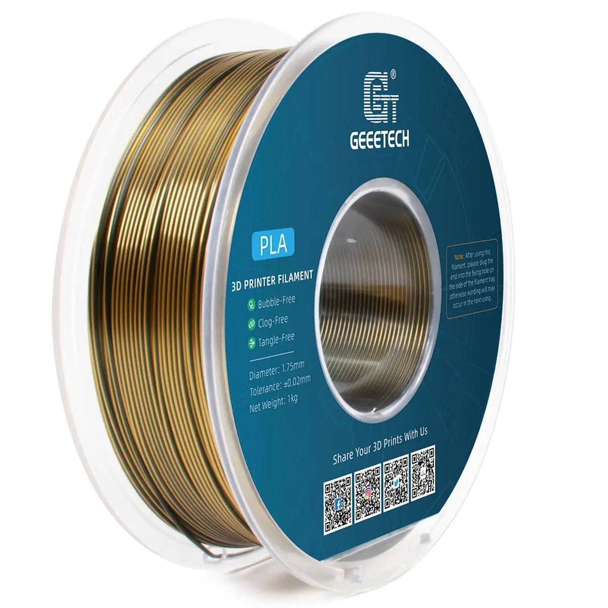 Geeetech Silk PLA Roll — product view 7