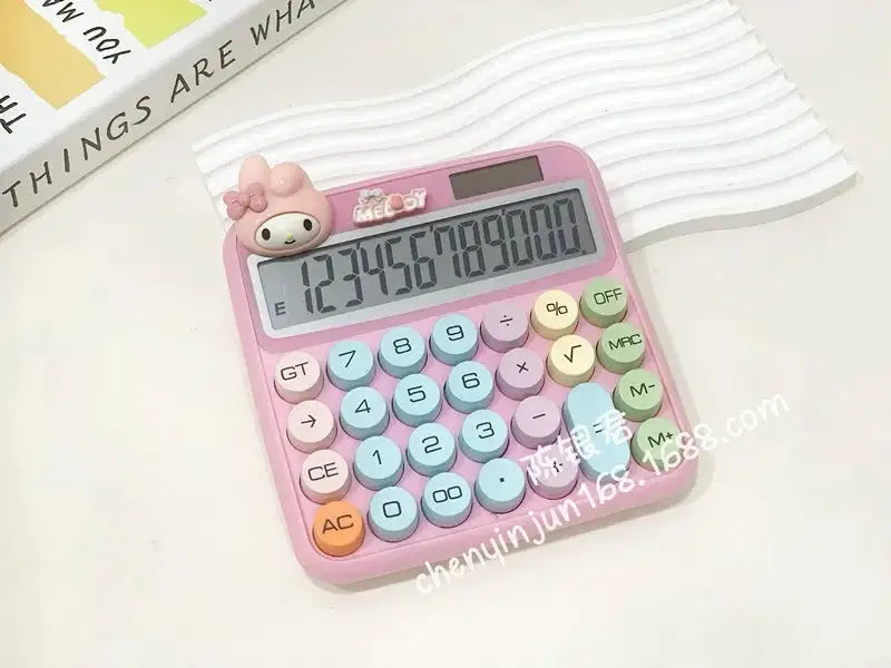 Sanrio Solar Calculator Hello Kitty Cinnamoroll Kuromi