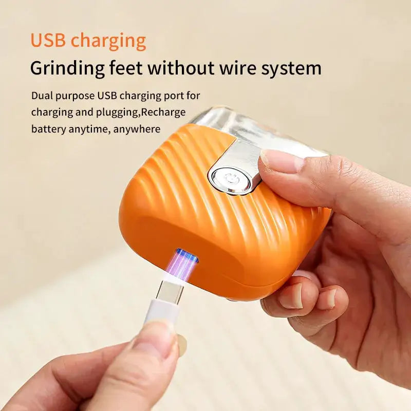 Rechargeable Electric Foot Grinder Dead Skin Remover Calluses Feet Scrubber Electric Foot File Dry Dead Cracked Foot Care Repair