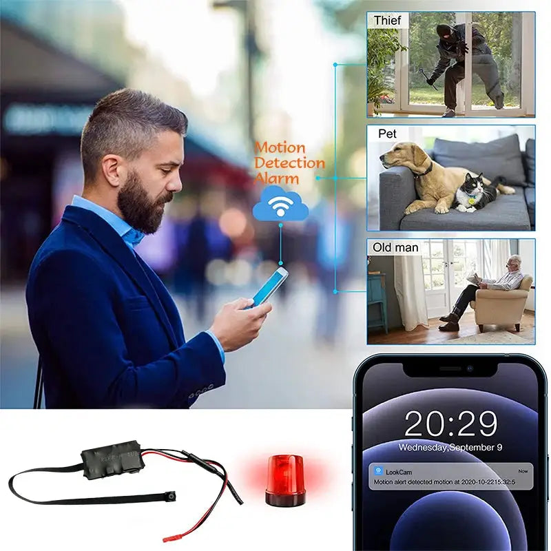 Mini camera wifi smart home safe time miniature camera HD 1080P digital camera motion detection remote control diy video recorde
