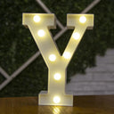 Battery-Operated LED Alphabet Lights for Home and Party Decor