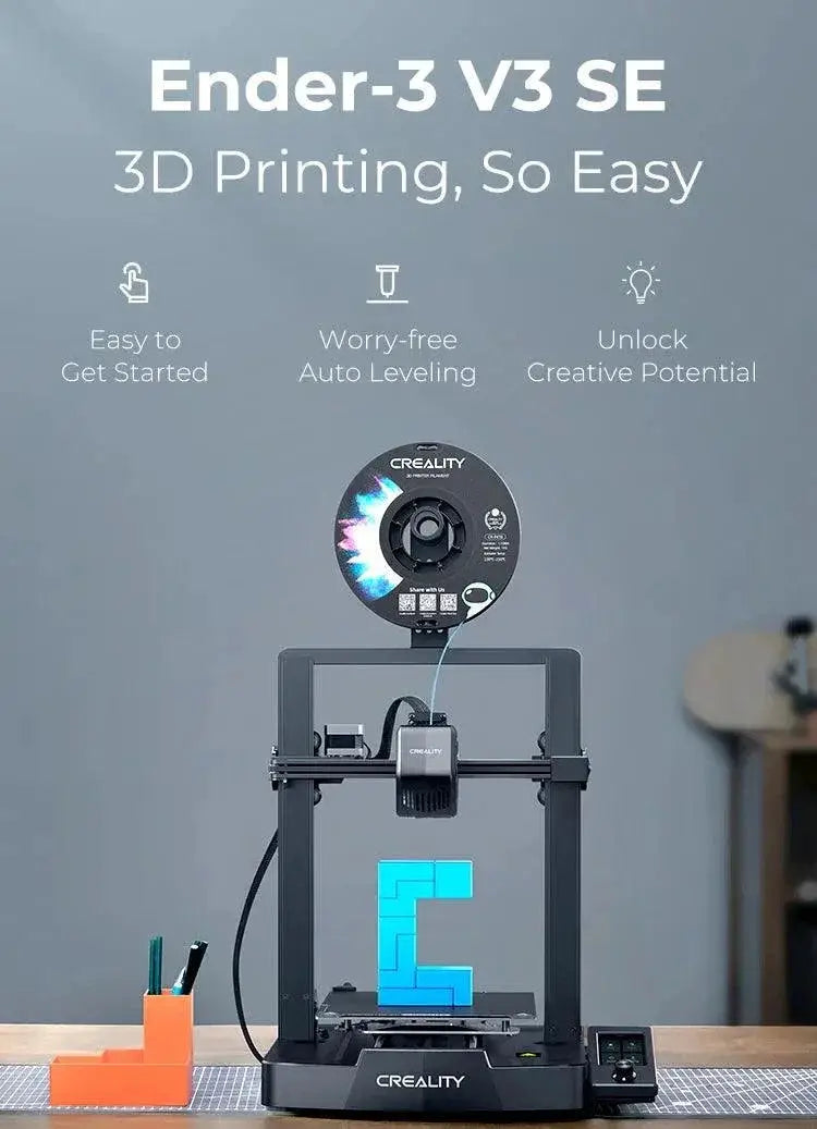 OurLum Ender 3 V3 SE 3D Printer Fast Dual Stability