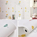 Linen Wallpaper Self-Adhesive 3D Wall Stickers Waterproof Mold Resistant Home Decor