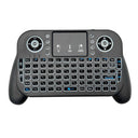 Universal Mini Wireless Keyboard with Touchpad and Dual Connectivity for Easy Control