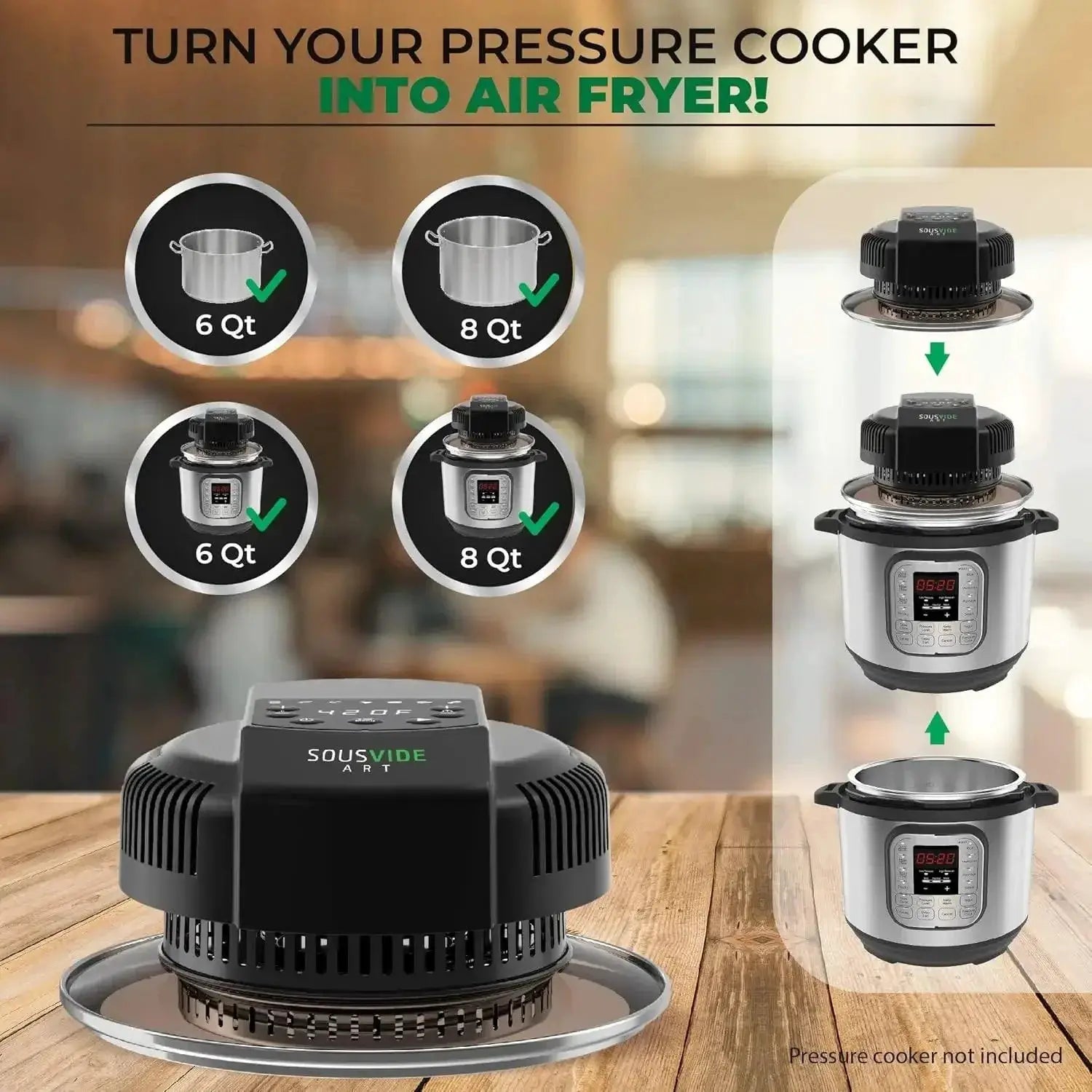 7-In-1 Instant Pot Air Fryer Lid for Versatile Cooking