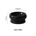 Ceramic Elevated Pet Feeding Bowl: Stylish Cat and Dog Dish