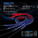 Glow On Car Underglow LED Strip RGB Dream Color Underbody Lights App Control