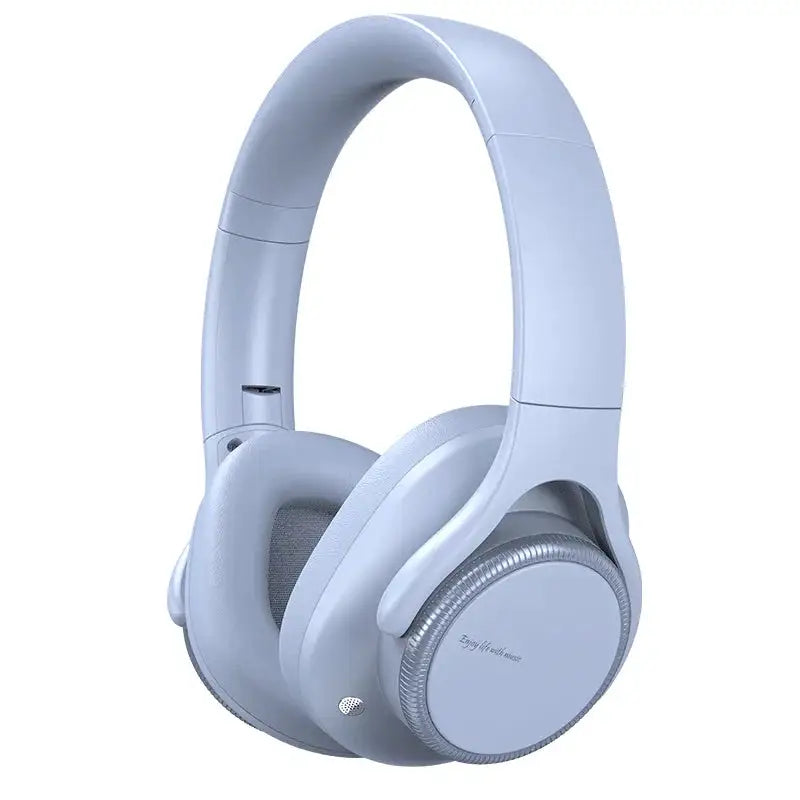 ANC Headphones Bluetooth 6.0 Over-Ear Wireless Headset Rotary volume 40mm Driver 50H Playtime Type-C AUX 3.5mm Lightweight