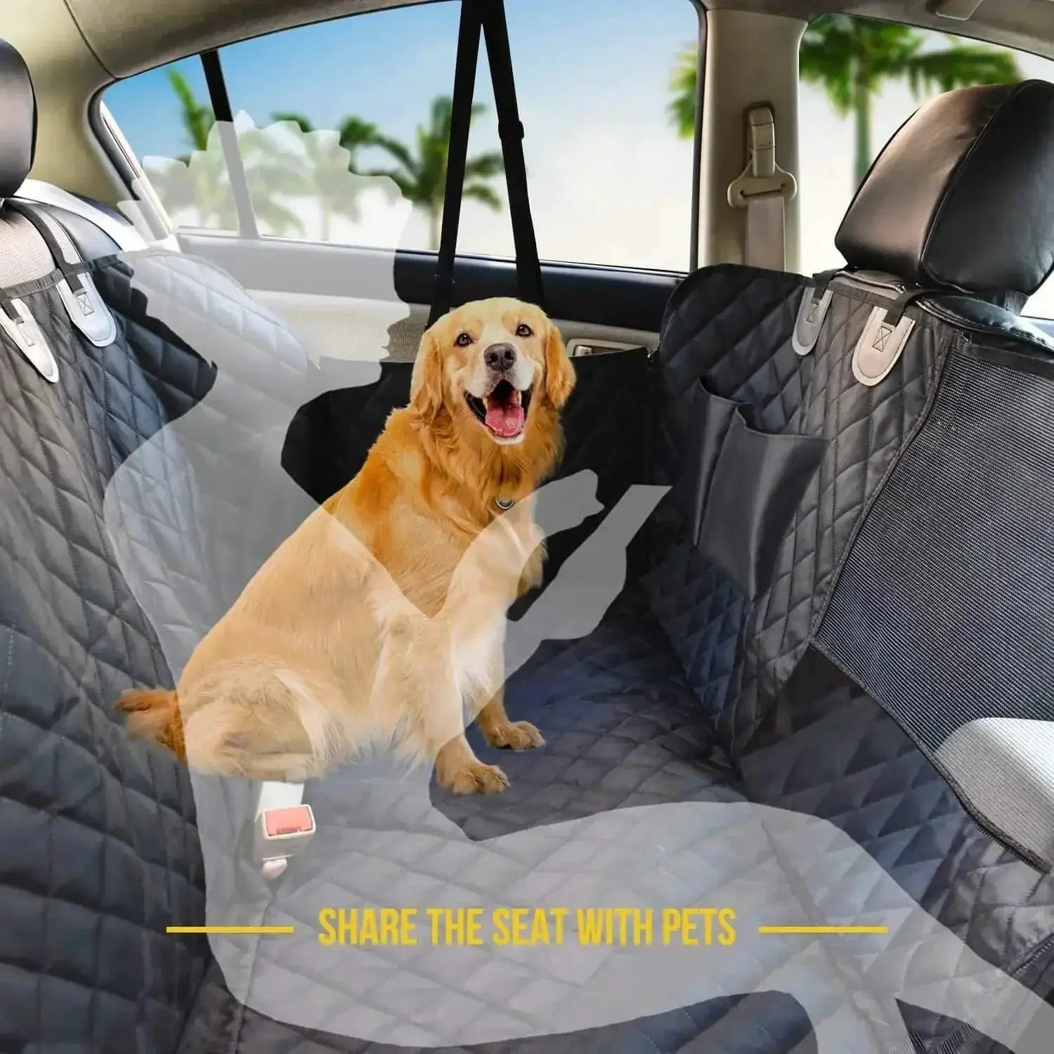 Waterproof Dog Car Seat Cover Mattresses For Travel Pets