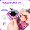 45000RPM Electric Nail Drill Machine: Portable Nail File