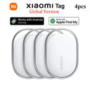 4pcs Xiaomi Tag Smart Tracker Anti Lost Device Bluetooth 5.4 Compatible with Apple Find My or Google Android Find Hub