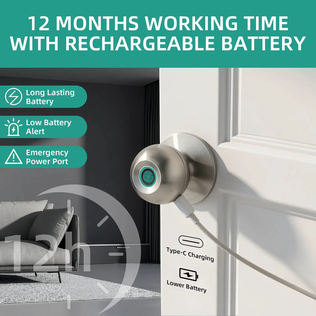 Smart Lock - Fingerprint Access — product view 7