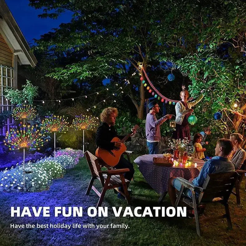 Remote Controlled Solar Fairy Lights For Outdoor Displays