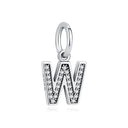 Sterling Silver Charm A-z Letters
