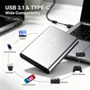 Portable Aluminum SSD Fast Transfer