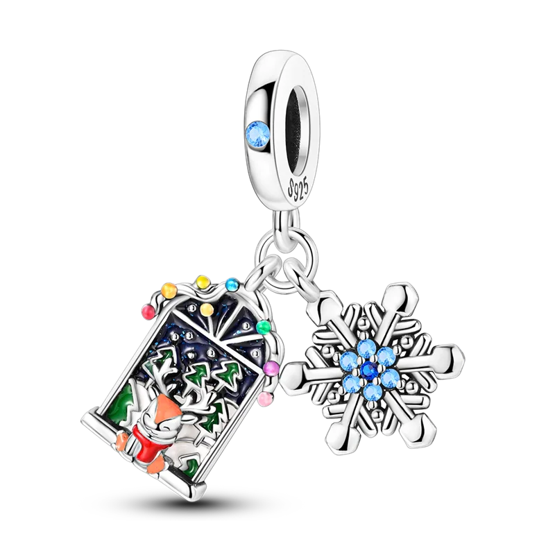 Sterling Silver Cold Winter Charm