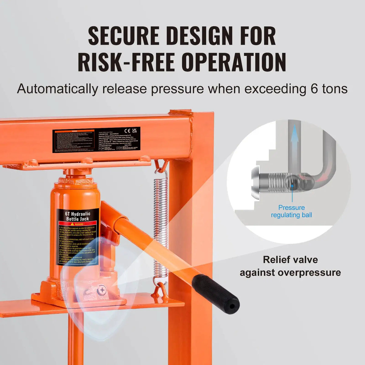 Heavy Duty Hydraulic H Frame Press — product image 3