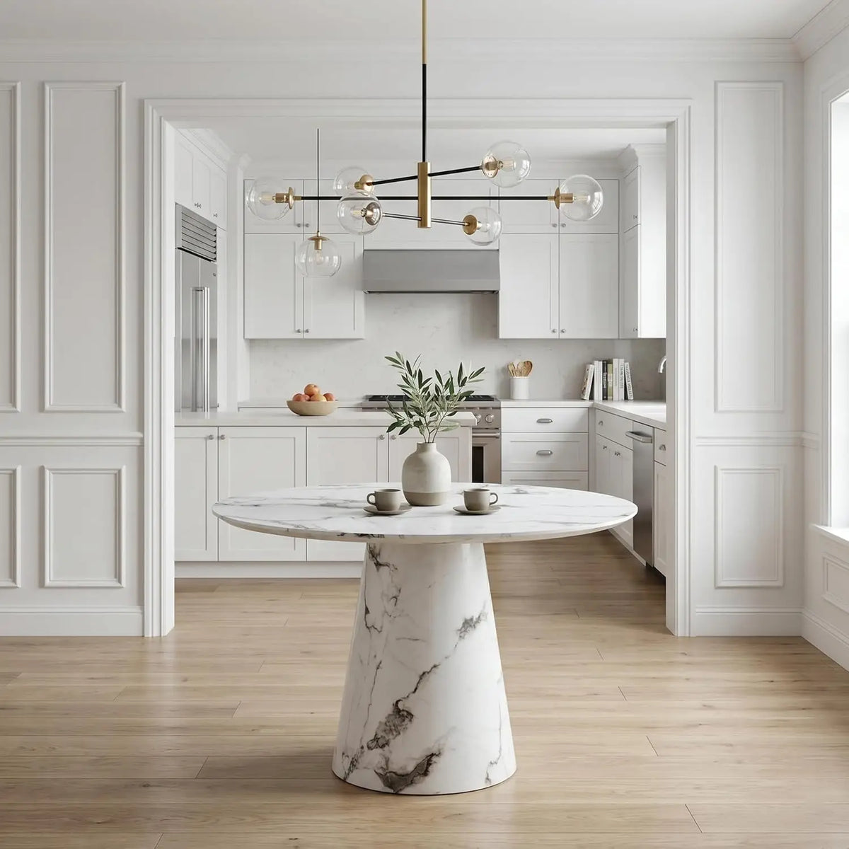 Wooden Round Dining Table