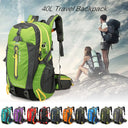40L Water Resistant Travel Backpack For Camping Hiking Gear
