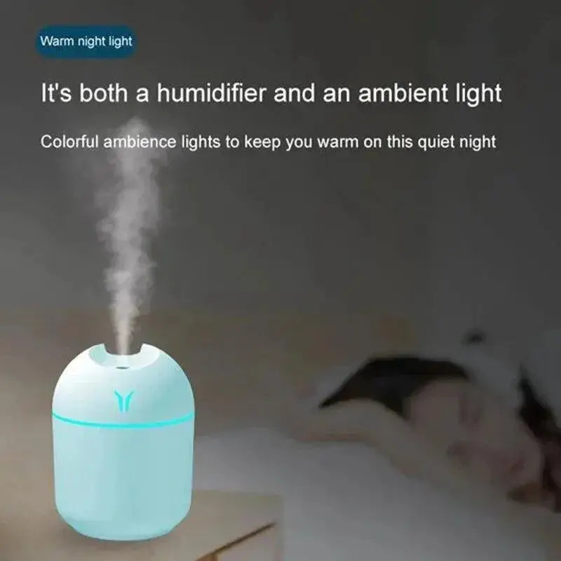 USB Powered Air Humidifier With Aromatherapy For Relaxation