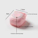 Silicone Dog Brush Shampoo Massager Bath Grooming Tool Dispenser