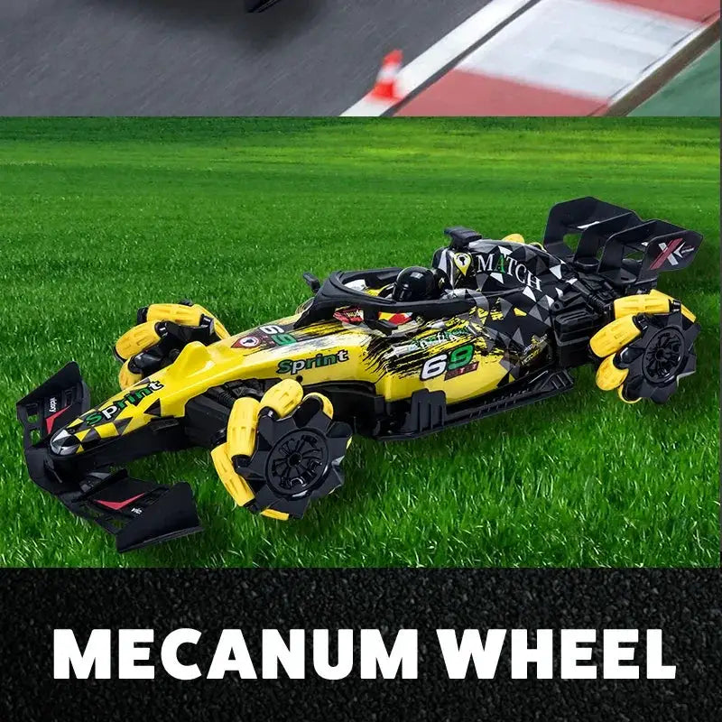 ZWN F1 RC Drift Car With Music LED Lights 24G Remote