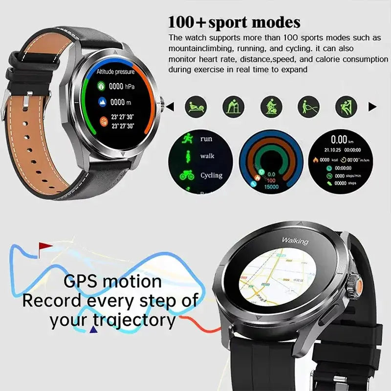 Smart Bracelet Men Watch S4 Ultra AMOLED HD Screen - OurLum.com