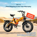 Cybervelo 20 Inch Fat Tire Electric Bike