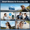 Smart camera glasses 8-megapixel HD
