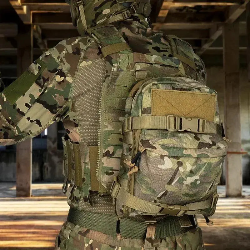 Lightweight Waterproof MOLLE Tactical Vest Backpack Outdoors