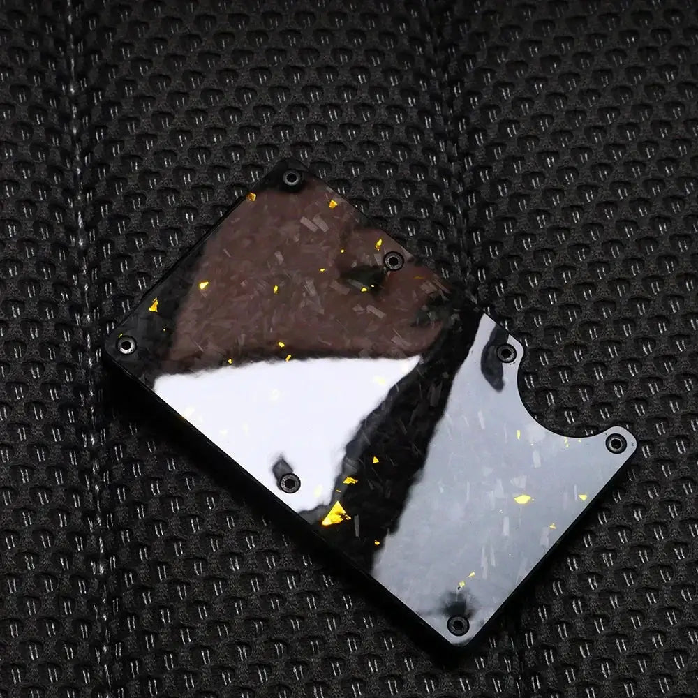 Bright Matte Mens Slim Minimalist RFID Cash Clip Wallet