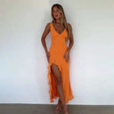 Flattering Backless Midi Dress for Women