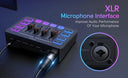 Crisp Sound Gaming Audio Mixer for Streaming