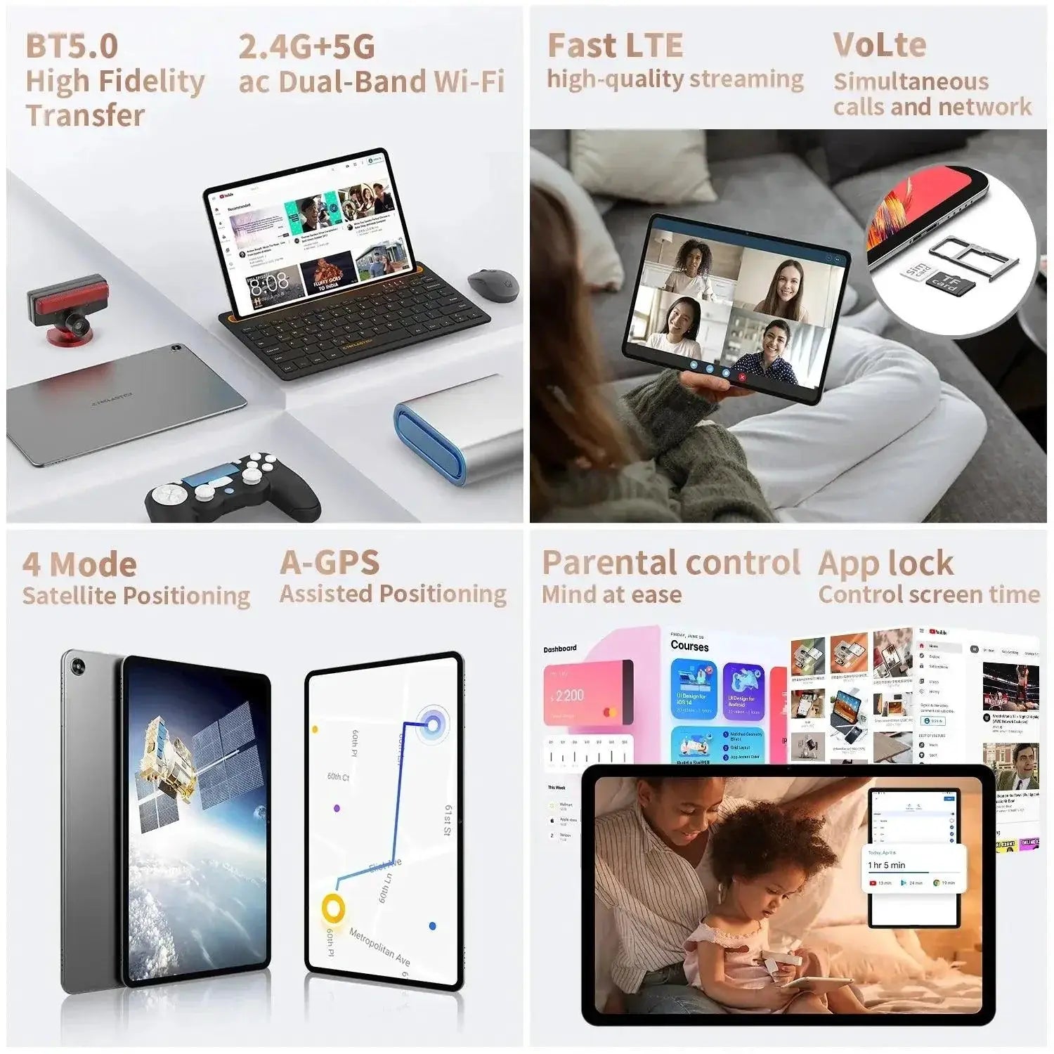 T50 Tablet 16GB RAM 256GB Storage 2K Display Powerhouse