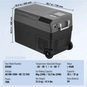 SucceBuy Portable Car Refrigerator with Ice Making Function Volt