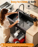 Smokeless Indoor Electric Grill, Countertop BBQ with Dual-Zone