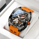 Men Automatic Skeleton Wristwatch