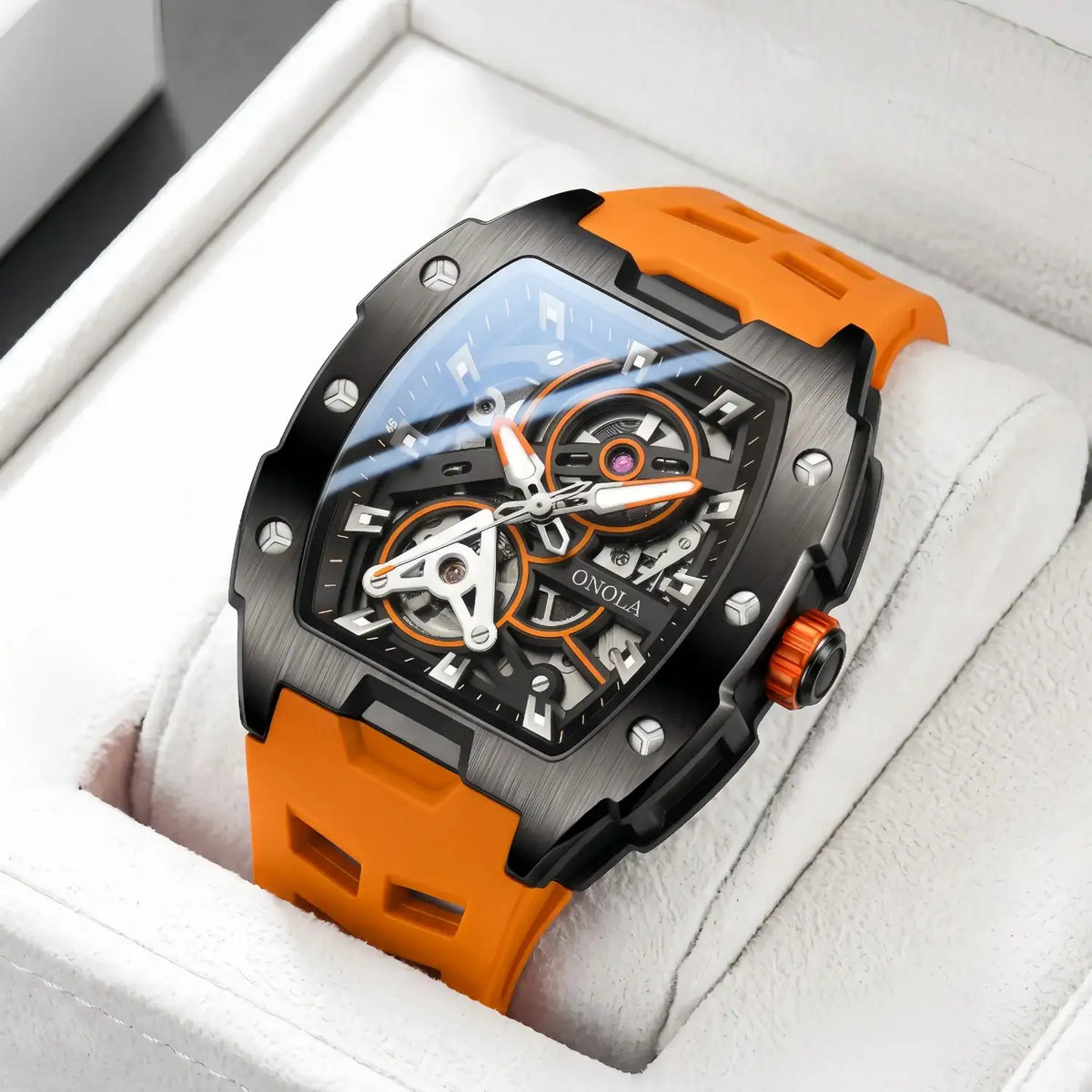 Men Automatic Skeleton Wristwatch — product image 1