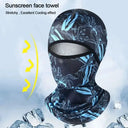 Ice Silk Cooling Sports Face Mask For Summer Cycling Sun UV Protection Stay Cool