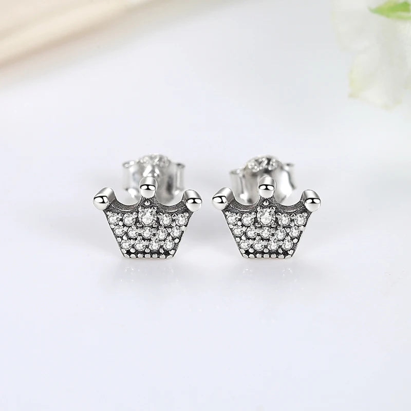 Sterling Silver Earrings Infinity Love