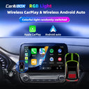 CarAiBOX RGB Mini Wireless CarPlay and Android Auto Adapter Plug and Play