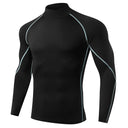 Men Running T Shirt Quick Dry Bodybuilding Compression Top